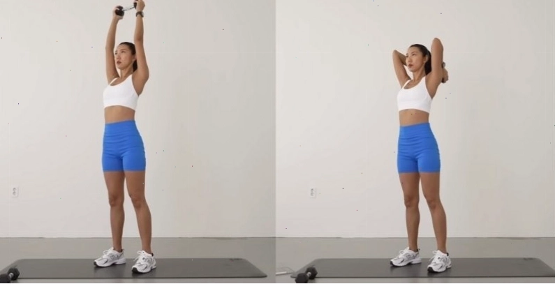Bài tập Triceps Extension cho nữ