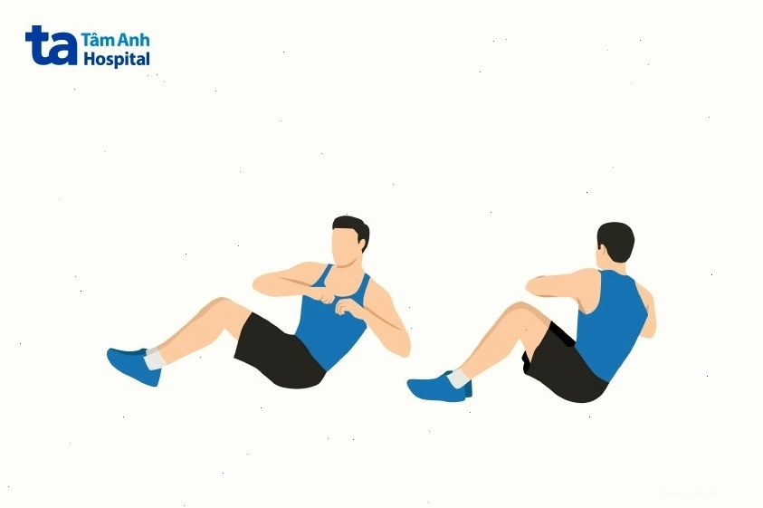 Bài tập vặn người kiểu Nga giúp đốt calo và săn chắc cơ liên sườn