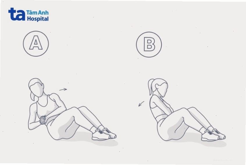 Bài tập vặn người kiểu Nga hiệu quả cho cơ xiên