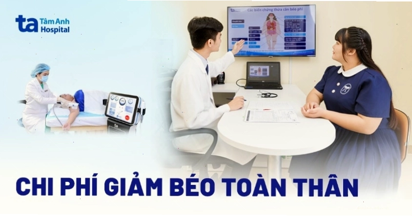 Bảng chi phí chi tiết cho liệu trình giảm béo toàn thân tại bệnh viện
