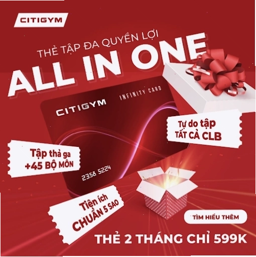 Bảng giá các gói tập City Gym chi tiết cho năm 2026