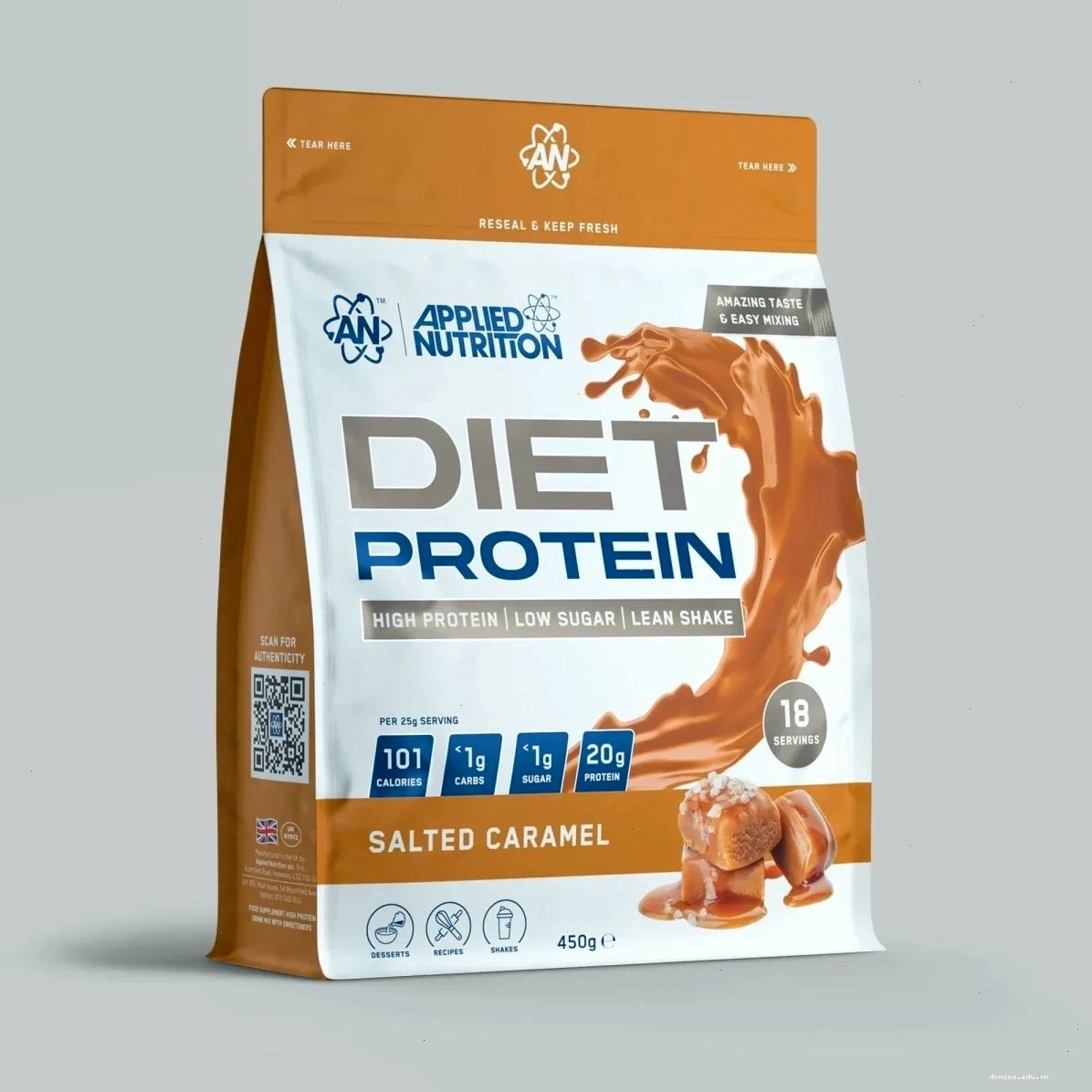 Bánh pancake protein làm từ Applied Nutrition Diet Whey