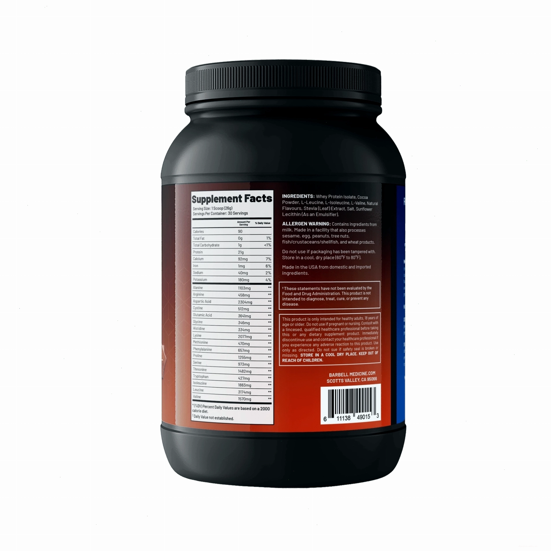 Bao bì sản phẩm Iso 93 Whey Isolate 2lbs