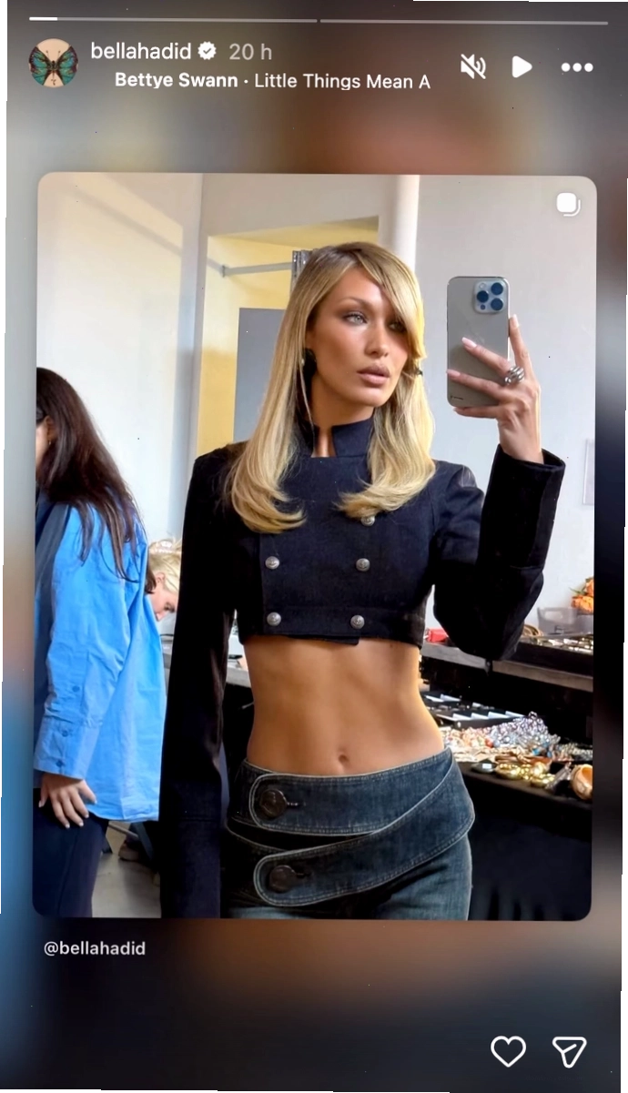 Bella Hadid tập luyện để duy trì Bella Hadid body