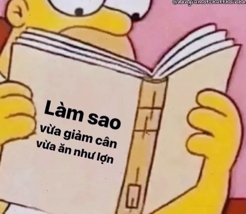 Bí quyết giảm cân kể chuyện đấu tranh với đồ ăn