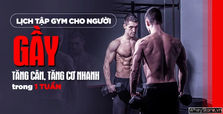 Bí quyết tập gym tăng cân cho nam: Lịch tập và bài tập hiệu quả
