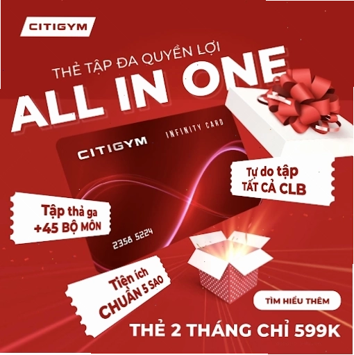 Biển hiệu CITIGYM tại một chi nhánh sang trọng