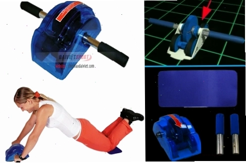 Biến thể bài tập với con lăn tập bụng, di chuyển theo hướng chéo