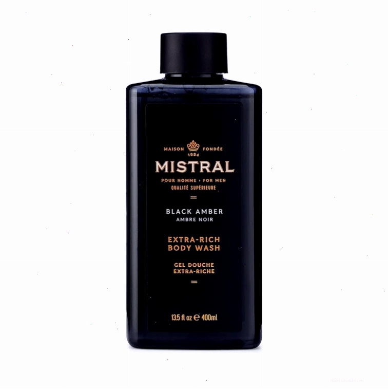 Black Amber Body Wash cho nam với hương thơm quyến rũ