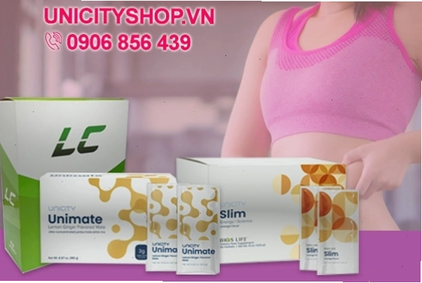 Bộ 3 giảm cân cơ bản Unicity bao gồm Unimate, LC và Slim