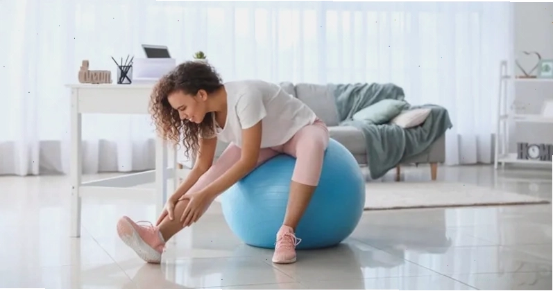 Bố cục ảnh chụp yoga với bóng sáng tạo