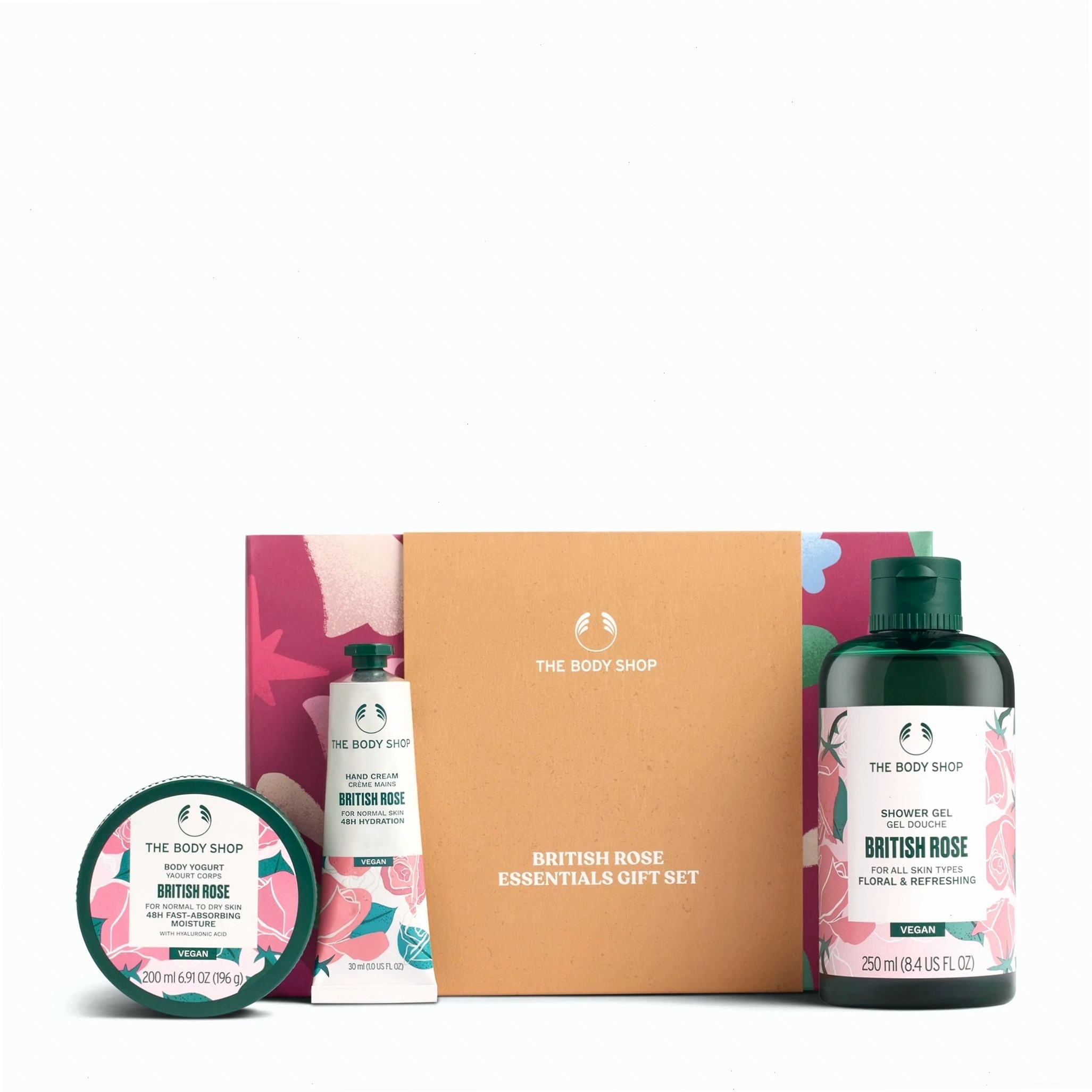 Bộ quà tặng The Body Shop British Rose Essentials Gift