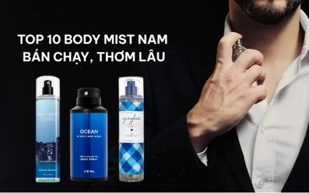 Body mist cho nam với các tầng hương gỗ ấm áp và nam tính