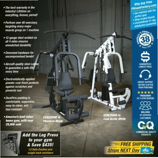 Body-Solid EXM2500B và EXM2500S Home Gyms