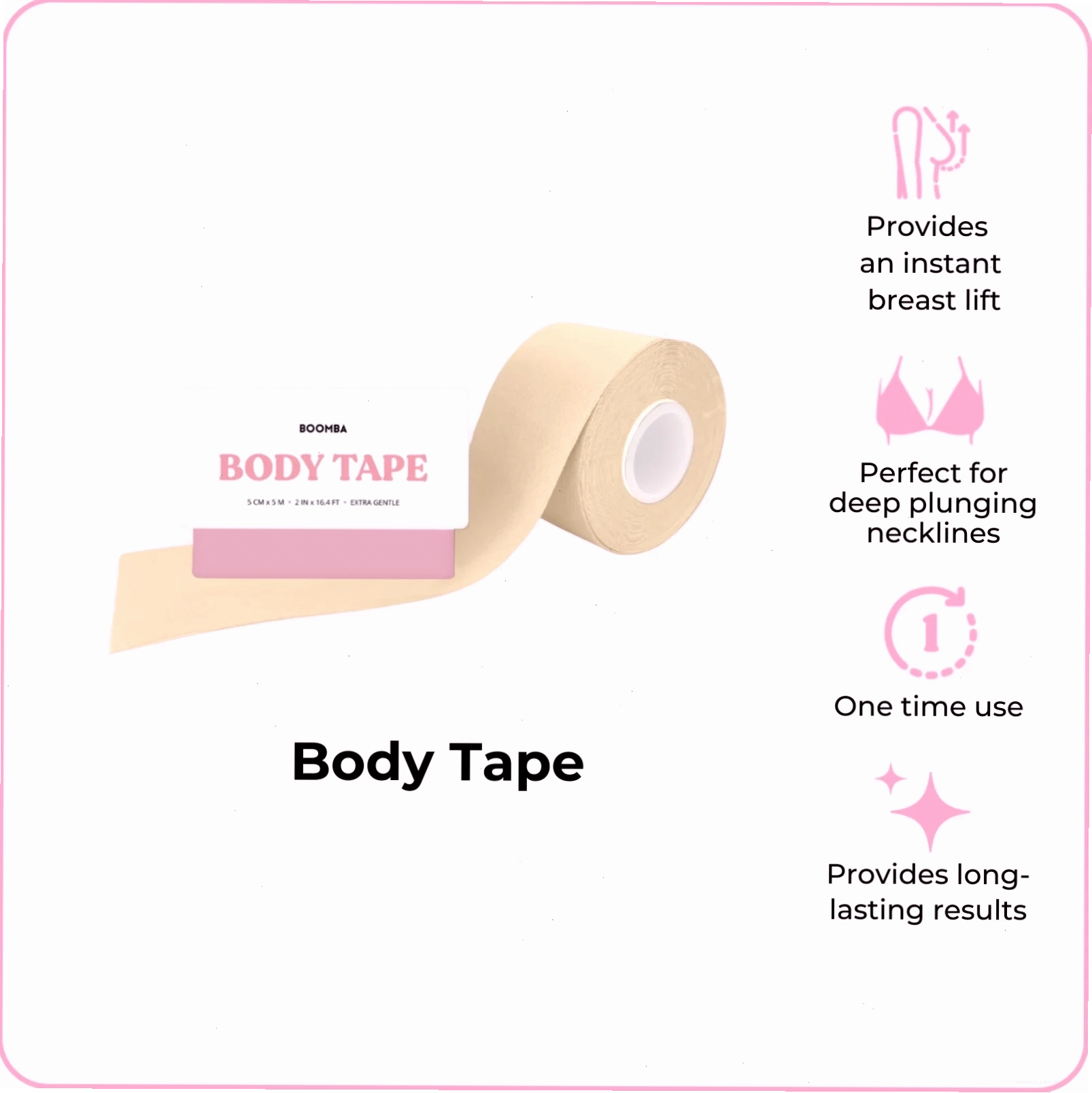 Body tape BOOMBA có nhiều màu sắc để lựa chọn