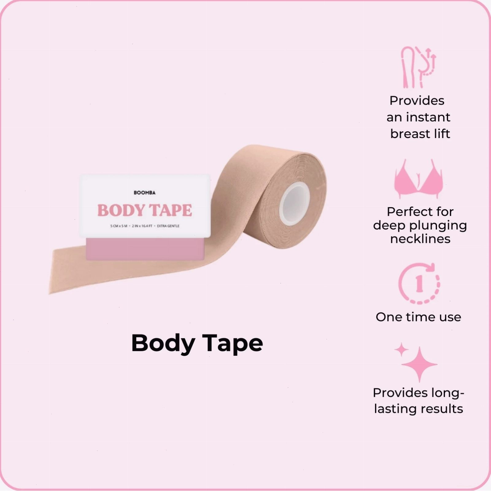 Body tape được ứng dụng để giữ cố định váy áo