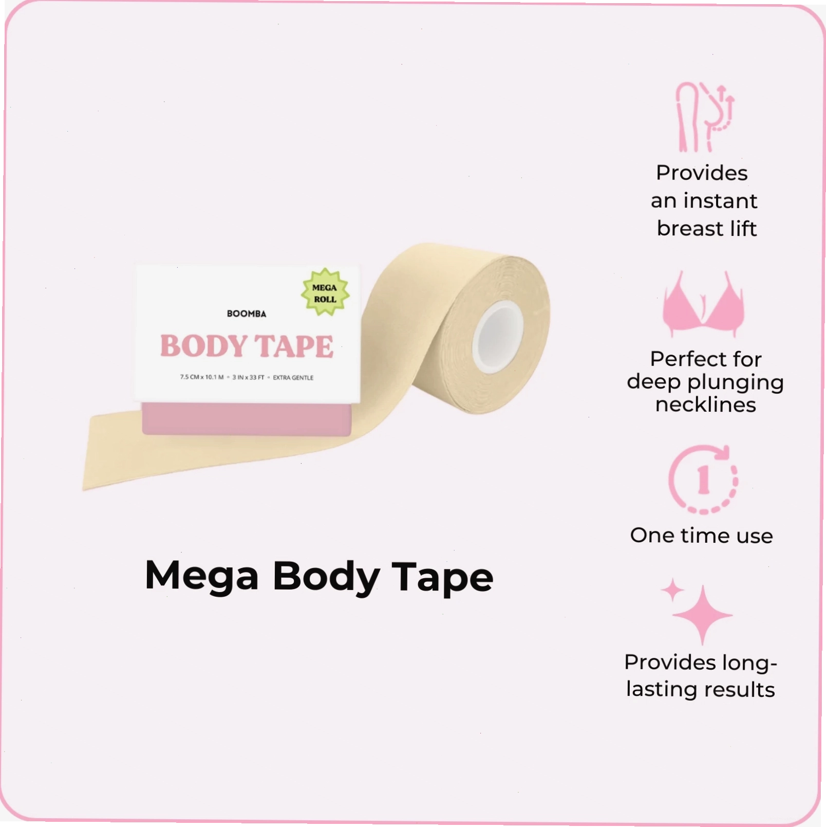BOOMBA® Body Tape - lựa chọn tin cậy cho mọi phụ nữ