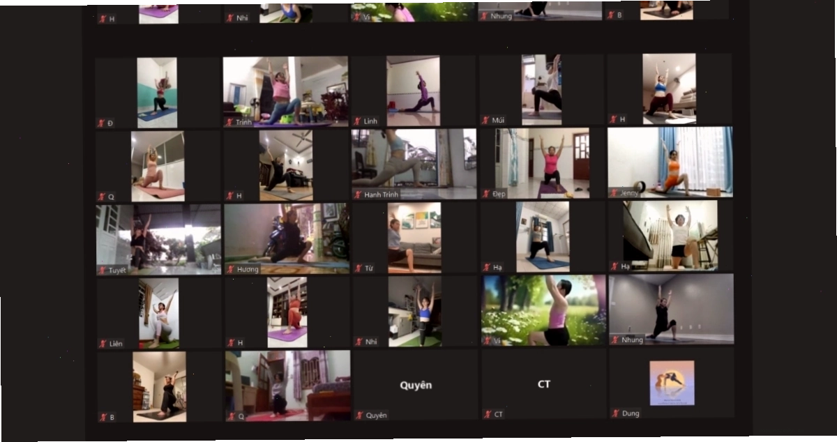 Buổi sự kiện yoga online của Năng lượng sống