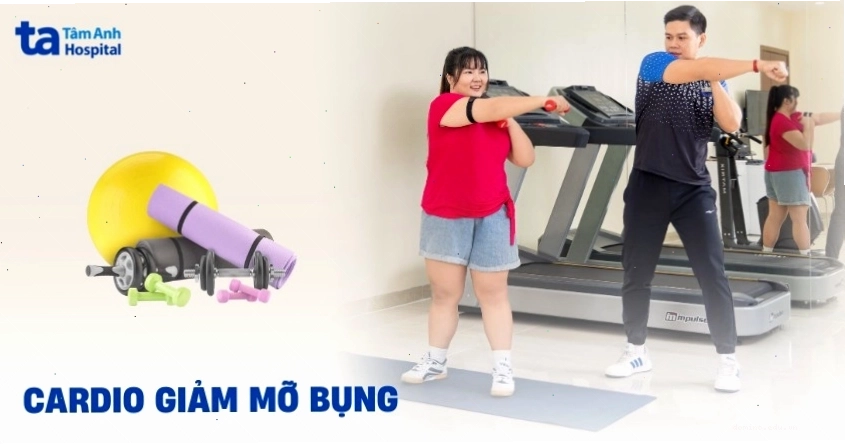 Các bài tập cardio giúp giảm mỡ bụng hiệu quả