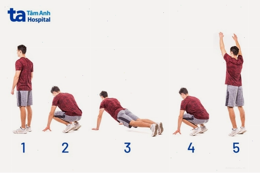 Các động tác tập burpee