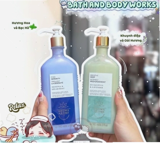 Các loại xịt thơm toàn thân Bath & Body Works với nhiều mùi hương khác nhau