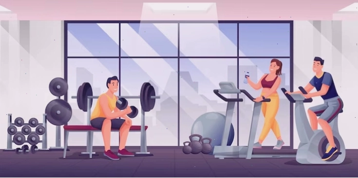 Các yếu tố vector vintage cho nhãn dán phòng gym và thể hình