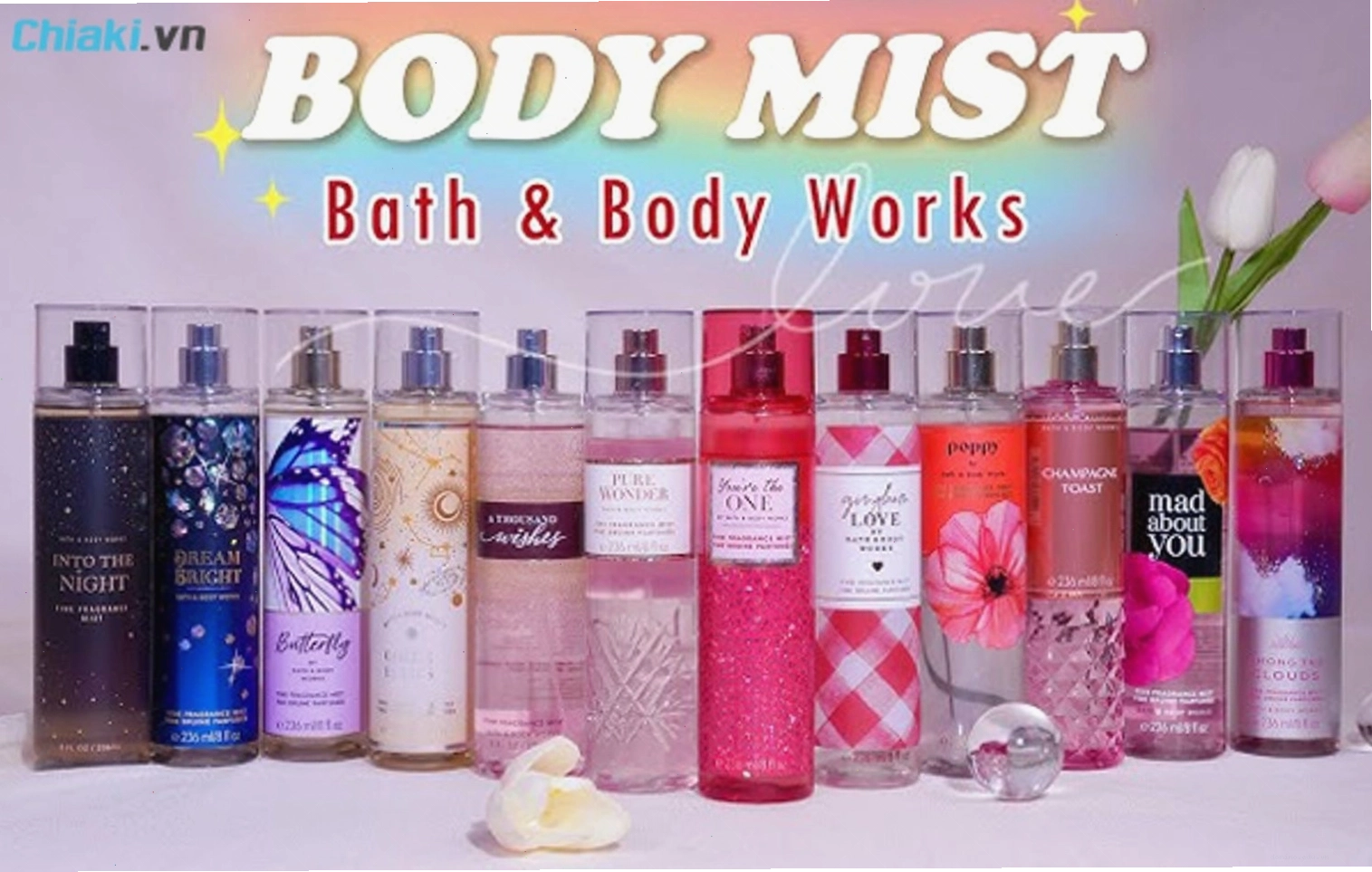 Cách chọn body mist Bath and Body Works phù hợp với từng người