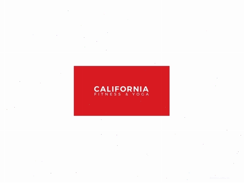 California Fitness Yoga Logo - Biểu tượng năng động và đẳng cấp