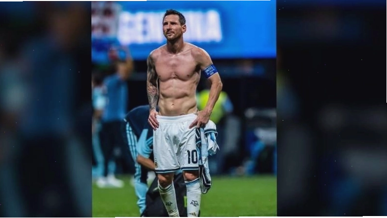 Cận cảnh hình xăm kín tay áo của Messi sau trận đấu World Cup