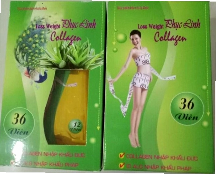 Cảnh báo sản phẩm giảm cân Loss Weight Phục Linh Collagen chứa chất cấm Sibutramine - Ảnh 2.