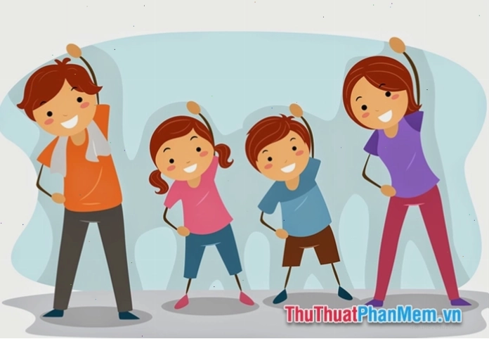 Caption thể dục truyền cảm hứng