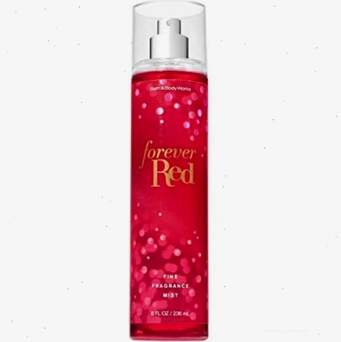 Chai xịt thơm Bath and Body Works Forever Red với thiết kế sang trọng
