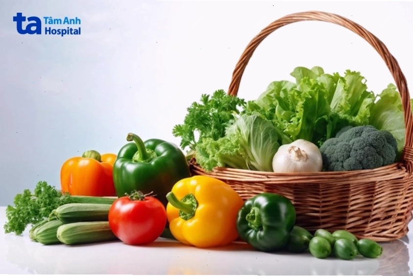Chất xơ từ rau củ hỗ trợ tiêu hóa tốt cho quá trình giảm mỡ