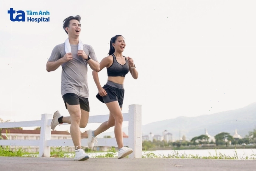 Chạy bộ giúp đốt mỡ