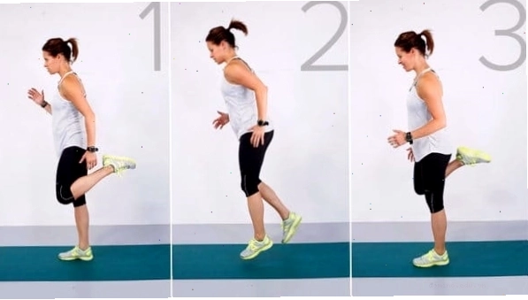 Chạy gót chạm mông tại chỗ