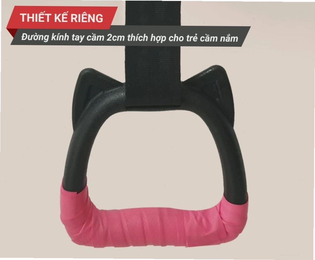 Chi tiết khóa thép vuông an toàn trên dây kháng lực GoodFit GF002E