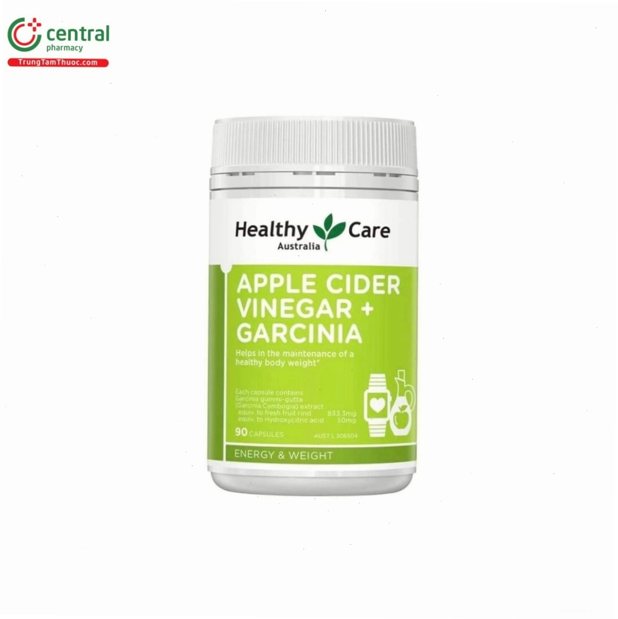 Chi tiết thành phần Healthy Care Apple Cider Vinegar + Garcinia