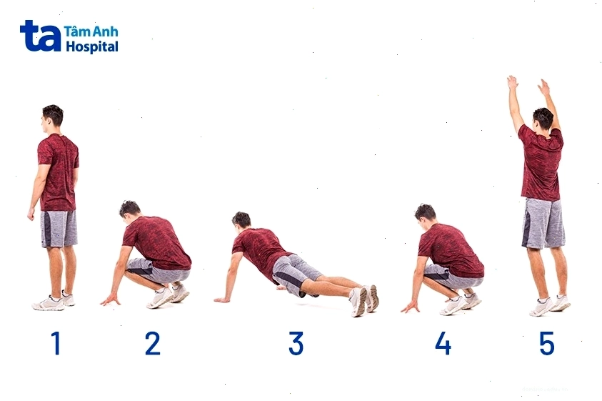 Chuỗi các động tác tập burpee giảm cân thần tốc