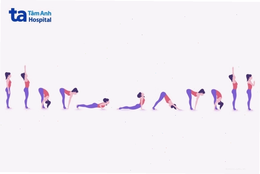 Chuỗi động tác chào mặt trời a yoga