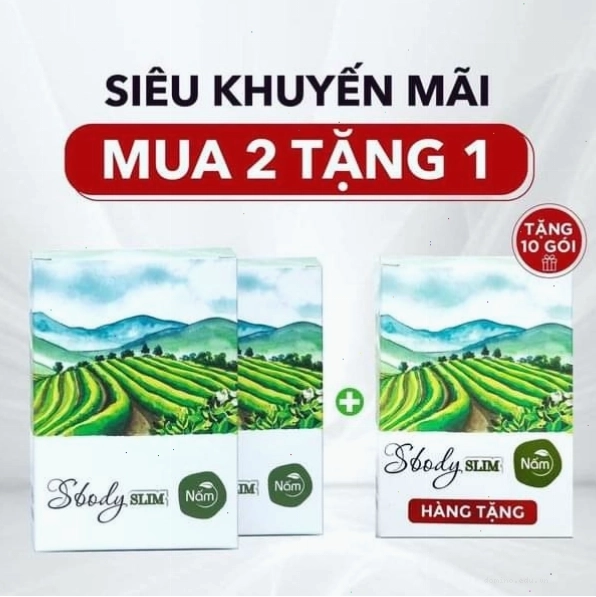 Chương trình khuyến mãi mua 2 tặng 1 cho sản phẩm giảm cân Sbody