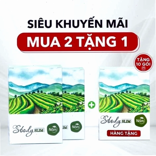 Chương trình khuyến mại mua 2 tặng 1 khi mua giảm cân Sbody