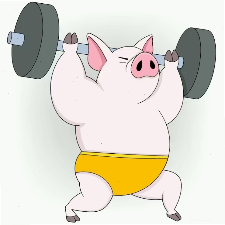 Cô gái đang chạy bộ trên máy chạy bộ tại Pig Gym