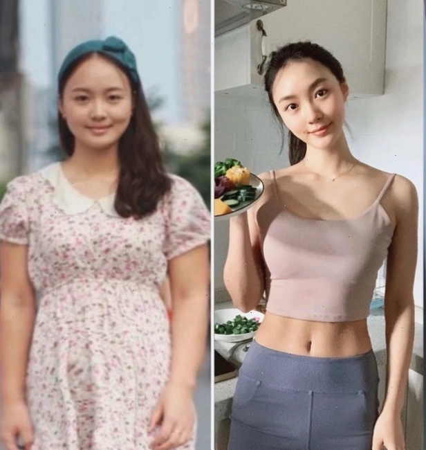 Cô gái trẻ đang chạy bộ ngoài trời