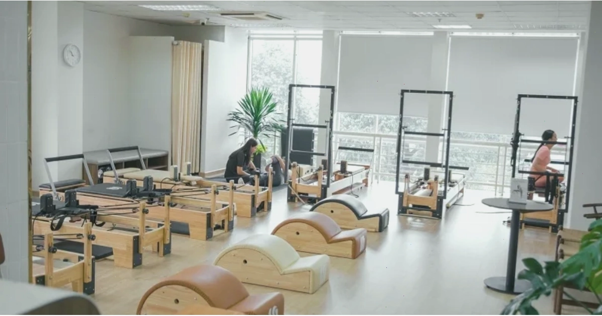 Cơ sở vật chất hiện đại tại phòng tập MBS Pilates