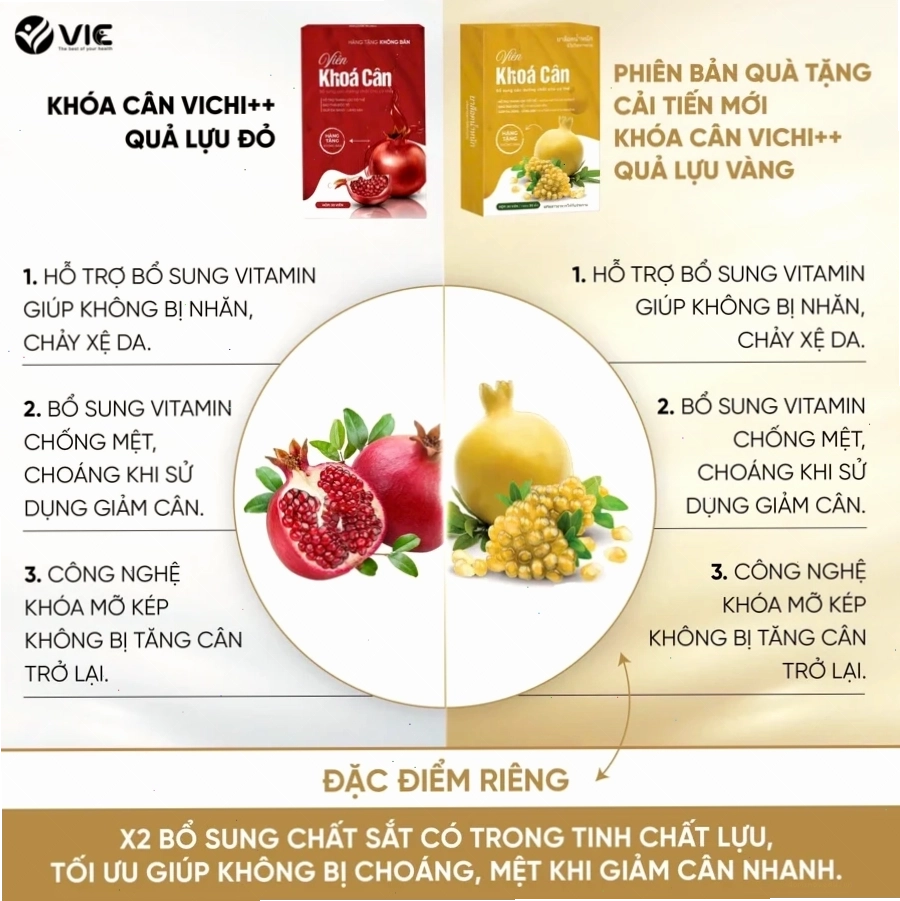 Công dụng tuyệt vời của thuốc giảm cân Vichi