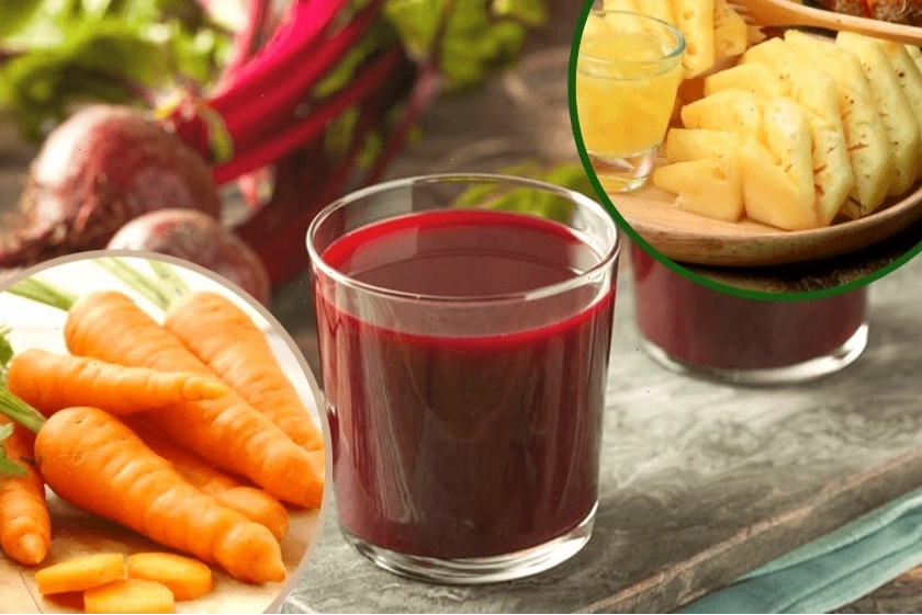 Công thức nước ép giảm cân 7 ngày ngày 2 với ớt chuông và dứa