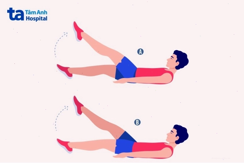Đá cắt kéo tác động bụng dưới