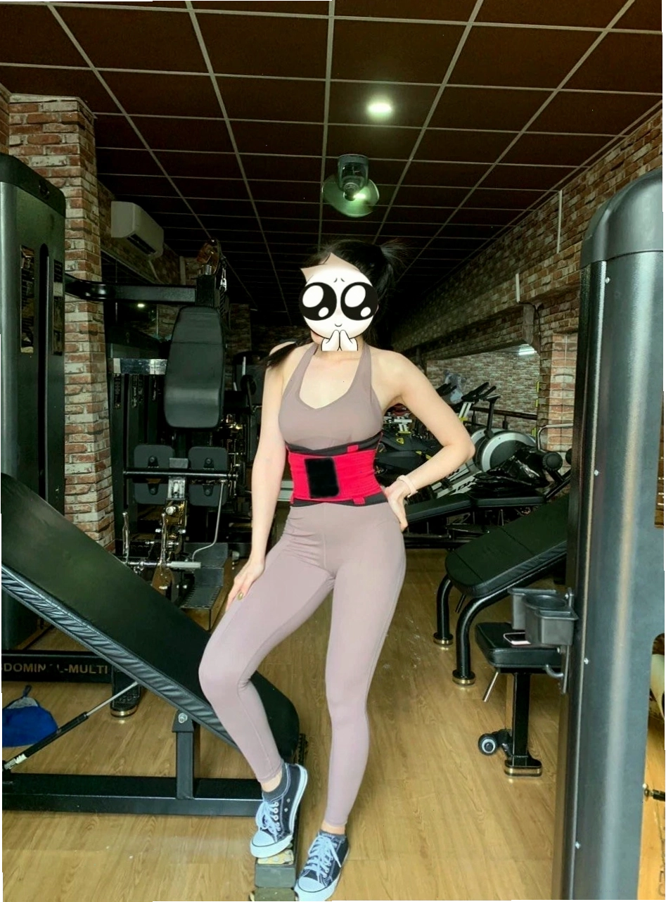 Đai lưng tập gym bằng vải Nylon thoáng khí