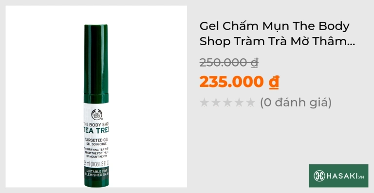 Đánh giá chi tiết tinh dầu chấm mụn Tea Tree Oil của The Body Shop
