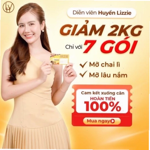 Diễn viên Huyền Lizzie quảng cáo cà phê gừng giảm cân